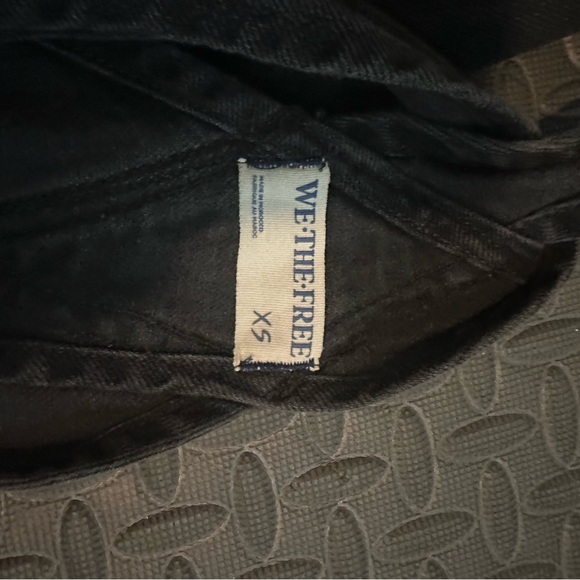 Free People We The Free Ziggy Shortalls size XS mineral Black - Picture 4 of 5